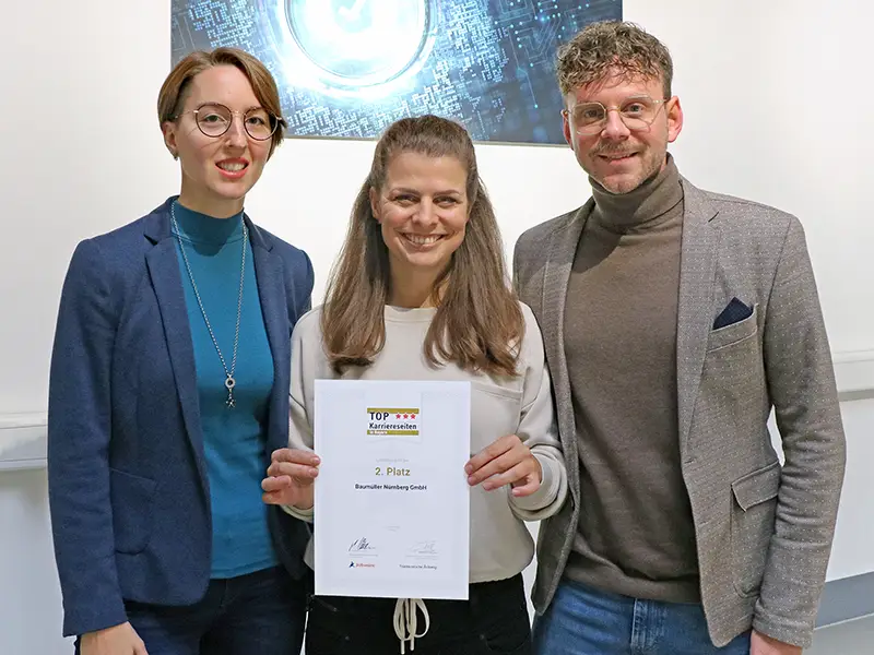 Anja Andraschko, Sabine Ullrich und Manuel Peressotti