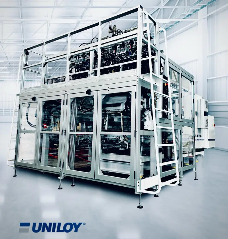 Blasformmaschine URH der Firma Uniloy