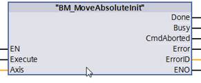 BM_MoveAbsoluteInit – Darstellung in FBD