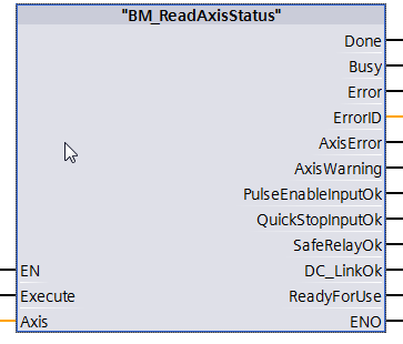 BM_ReadAxisStatus – Darstellung in FBD