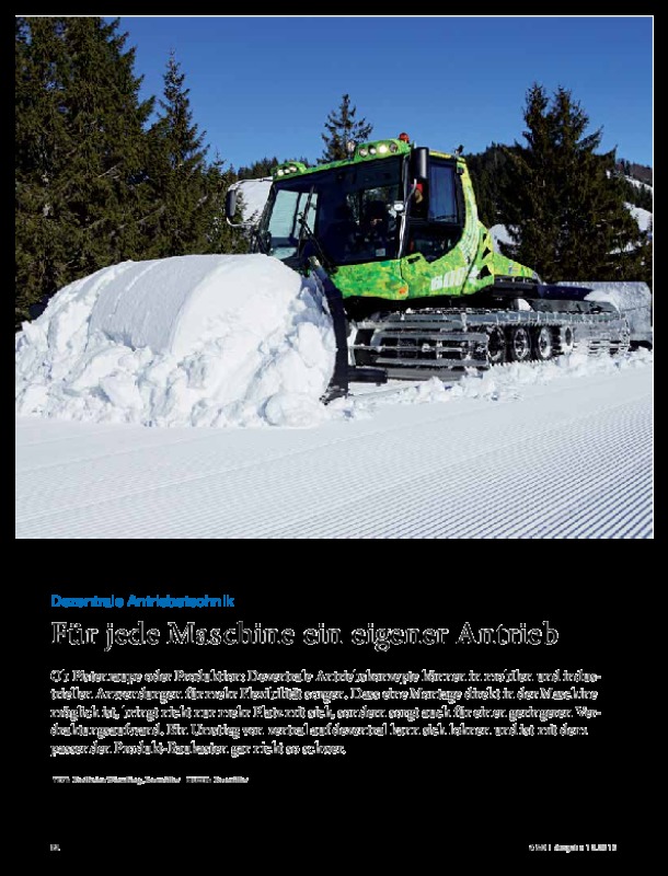 Titelbild Publikation Für jede Maschine ein eigener Antrieb