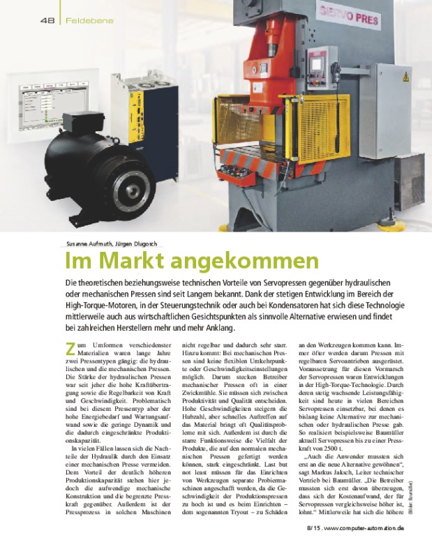 Immagine di copertina Publication Im Markt angekommen