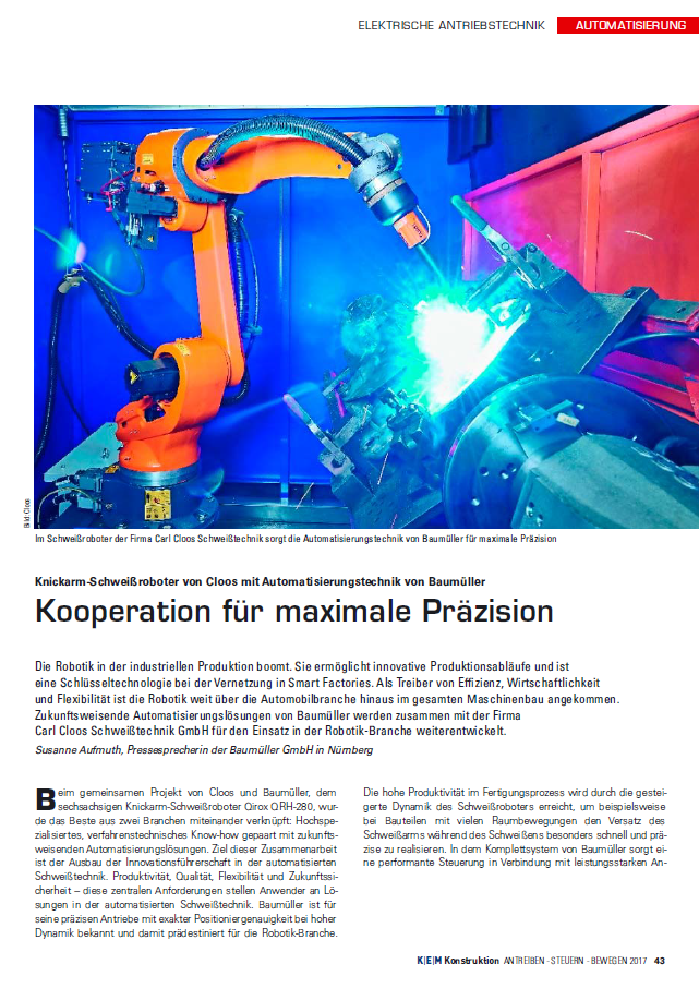 Titelbild  Publikation Kooperation für maximale Präzision