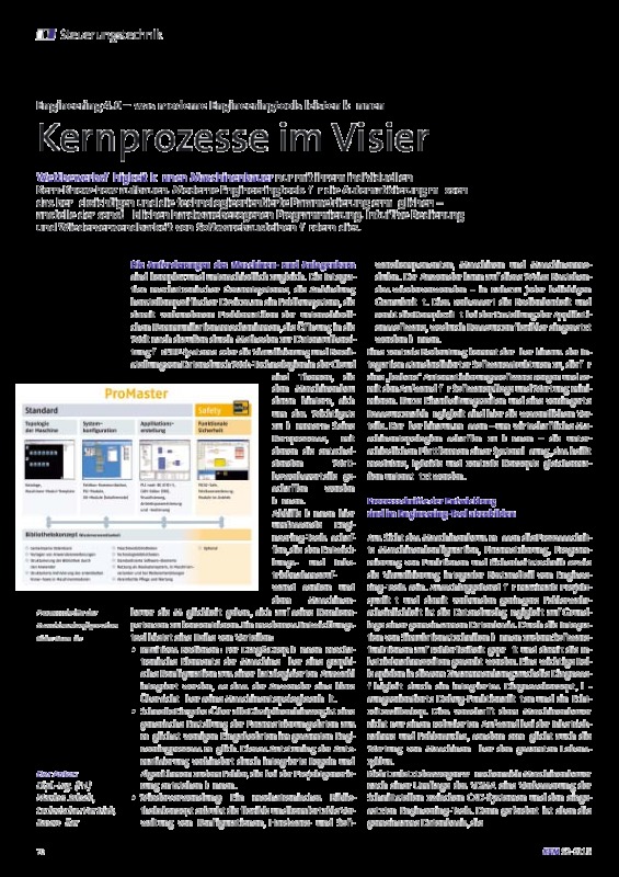 Immagine di copertina Publication Kernprozesse im Visier