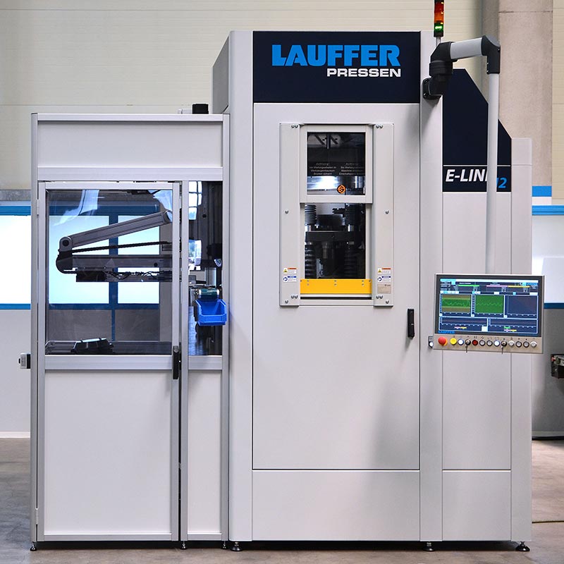 prensa eléctrica de polvo E-Line 12 de Lauffer