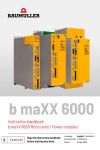Immagine di copertina Technical documentation b maXX 6500 Instruction handbook