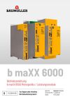 Titelbild Technische Dokumentation b maXX 6500 Betriebsanleitung