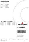 Cover image Technical documentation b maXX 4400 (ES), 4600 (ES), 4700 (ES) Grundeinheit Betriebsanleitung