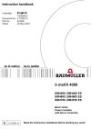 Cover image Technical documentation b maXX 4400 (ES), 4600 (ES), 4700 (ES) Basic unit Instruction handbook